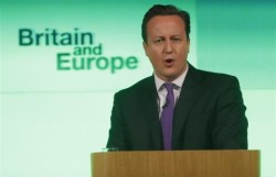 Cameron promete un referéndum sobre la integración británica en la UE
