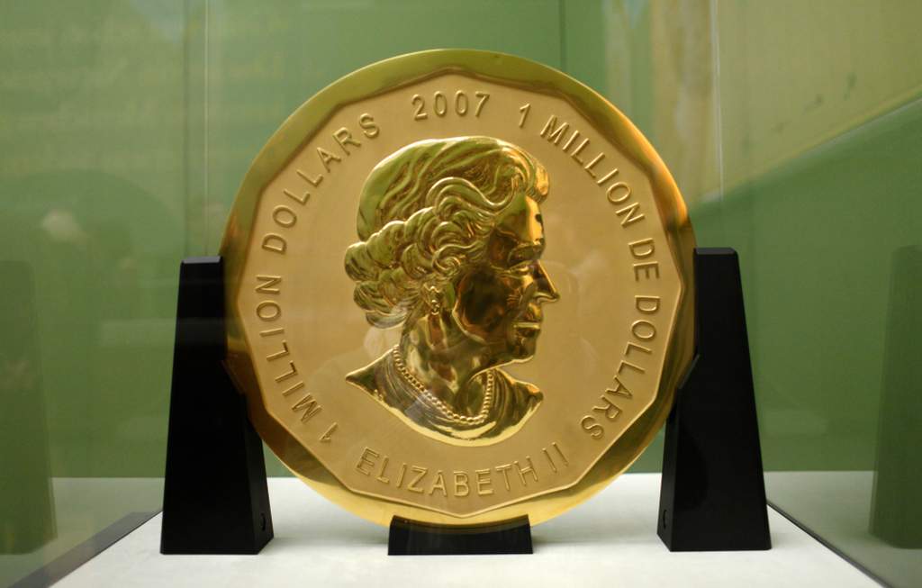 moneda de oro más grande del mundo