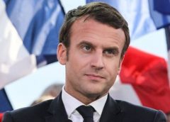candidato presidencial francés Emmanuel Macron