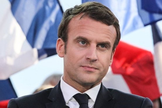 candidato presidencial francés Emmanuel Macron