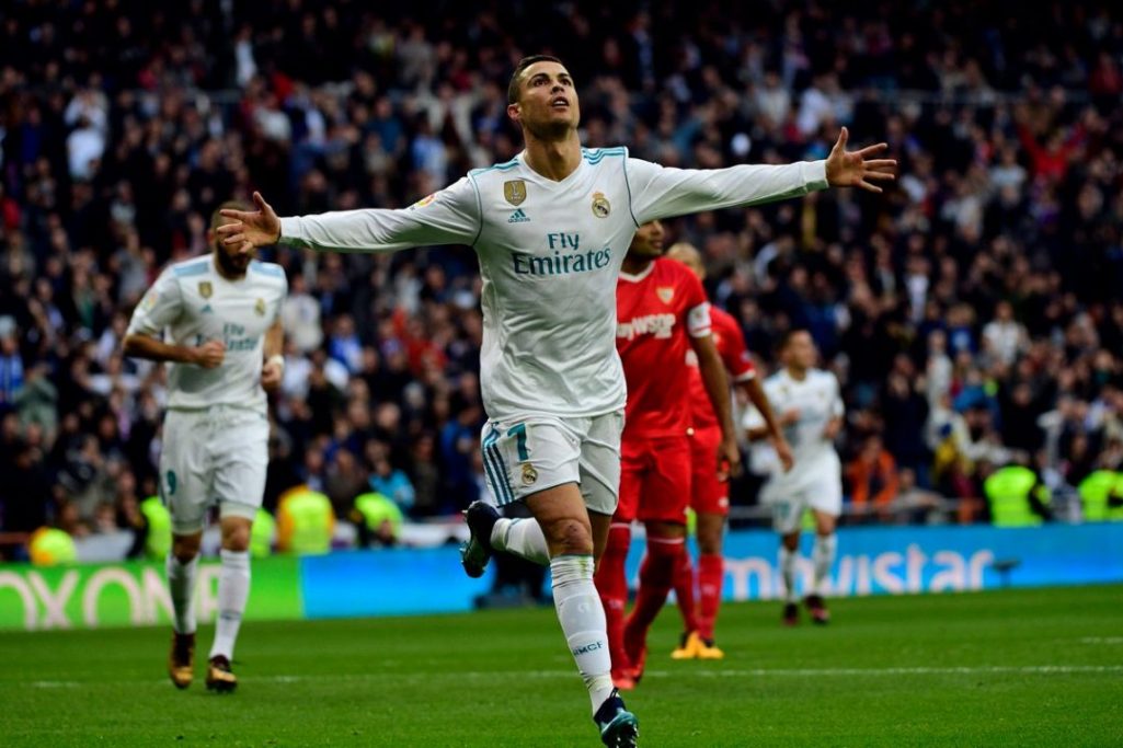 Real Madrid golea al Sevilla