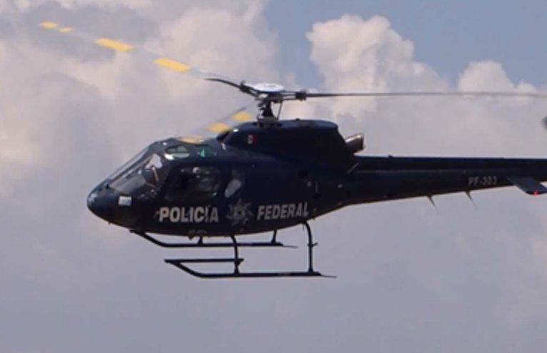 helicóptero de la Policía Federal