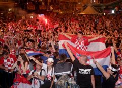 Croatas celebran segundo lugar