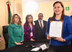 constancia a Erika Alonso como gobernadora electa de Puebla