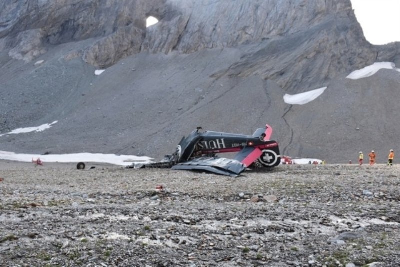 Accidente aéreo en Suiza