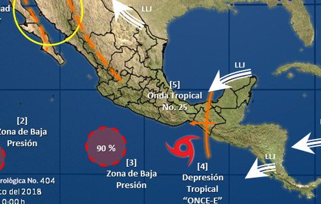 alerta azul en costas de Oaxaca