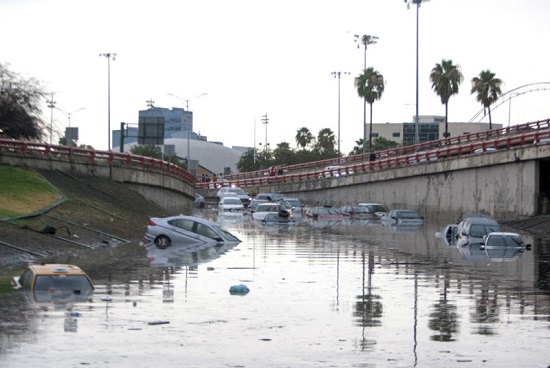 inundaciones en Monterrey