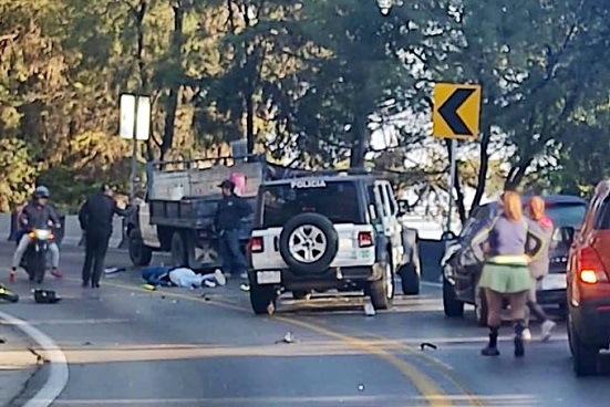 Accidente en la México-Cuernavaca