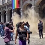 Se enfrentan Policía y habitantes de Xoxocotla en Cuernavaca