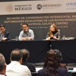 Concluyó reunión de coordinación interinstitucional entre autoridades educativas de rutas migratorias del Pacífico, Golfo y Centro