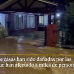Cientos de personas aisladas por lluvias e inundaciones en Chile