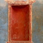 Hallaron arqueólogos italianos en Pompeya un santuario azul