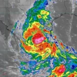 Tormenta tropical Alberto tocó tierra en México