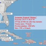 Se organiza tormenta Helene con vientos de 75 kilómetros por hora