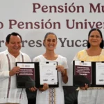 Sheinbaum firma convenio para pensión universal de personas con discapacidad en Yucatán