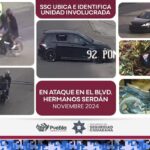 Identifica SSC Puebla y ubica vehículo de agresores en ataque directo en Boulevard Hermanos Serdán