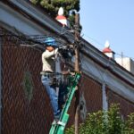 Avanza Gobierno de la Ciudad con retiro de cableado en desuso para una Puebla más ordenada