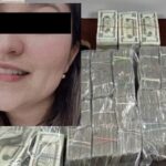 Detienen a empleada de Fiscalía de Tamaulipas y su novio con casi 200 mil dólares en la frontera