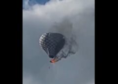 Incendio de globo aerostático deja una persona muerta en Zacatecas